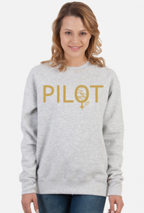 Damska bluza, sweter lotniczy PILOT