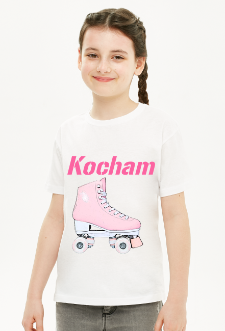 Koszulka kocham rolki