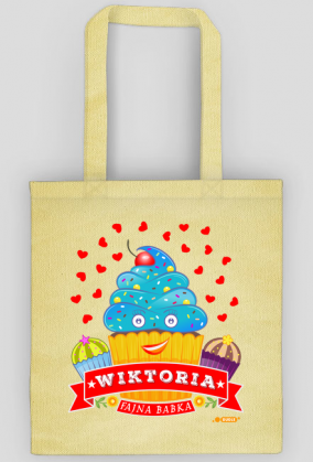 Wiktoria Fajna Babka - Torba na zakupy z imieniem