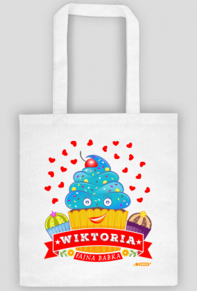 Wiktoria Fajna Babka - Torba na zakupy z imieniem