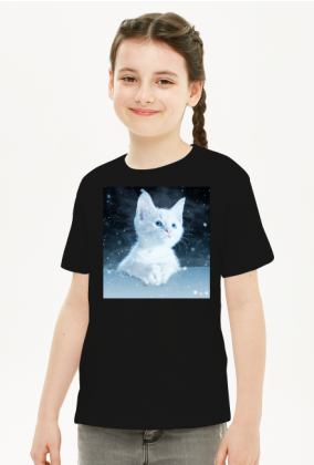 koszulka księżycowy kotek