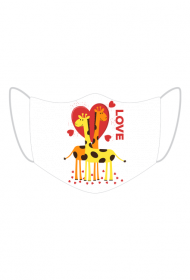 Zakochane Żyrafy - Maska