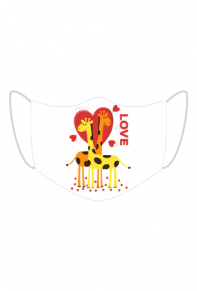 Zakochane Żyrafy - Maska