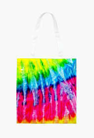 torba na zakupy typu tie dye