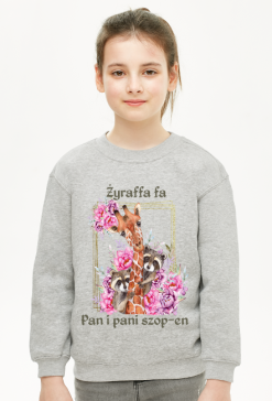 Żyrafa i szop