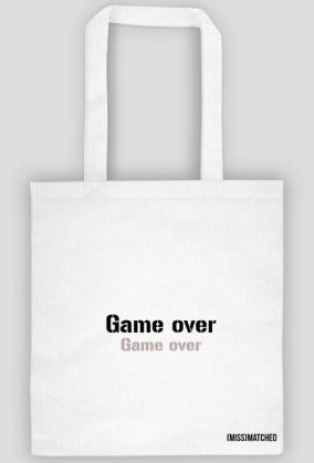 "game over" bag