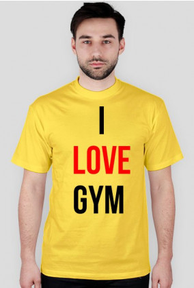 "I Love Gym" męska