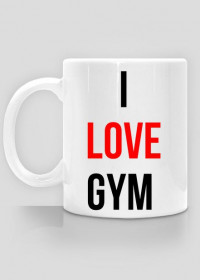 "I Love Gym" kubek