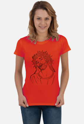 Koszulka damska Jezus Korona Cierniowa