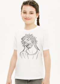 Koszulka dziewczynka Jezus Korona cierniowa
