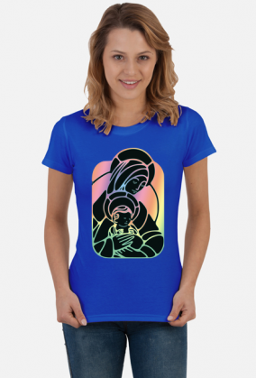 Koszulka damska Maryja z Jezusem