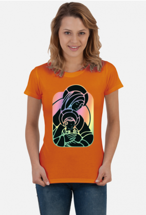 Koszulka damska Maryja z Jezusem