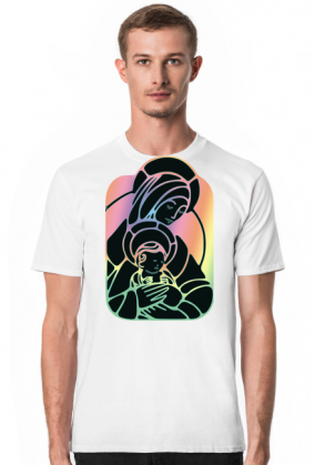 Koszulka męska Maryja z Jezusem