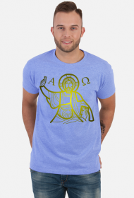 Koszulka męska Jezus Alfa i omega początek i koniec