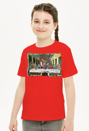 Koszulka dziewczynka ostatnia wieczerza