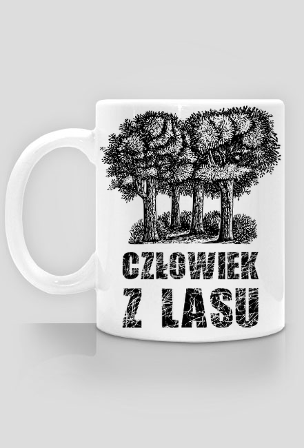 Człowiek z Lasu - Kubek biały