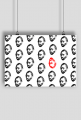POSTER A1 VAN GOGH AUTOPORTRAIT RED HORIZONTAL