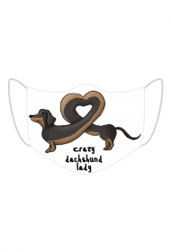 Crazy dachshund lady