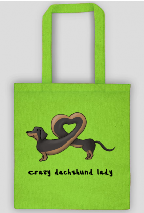 Crazy dachshund lady