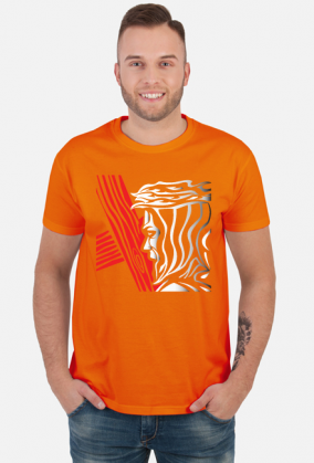 Koszulka męska Jezus niosący krzyż