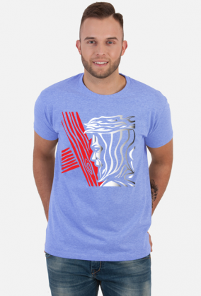 Koszulka męska Jezus niosący krzyż