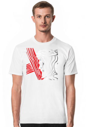 Koszulka męska Jezus niosący krzyż