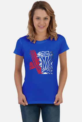 Koszulka damska Jezus niosący krzyż