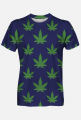 koszulka w liście marihuany