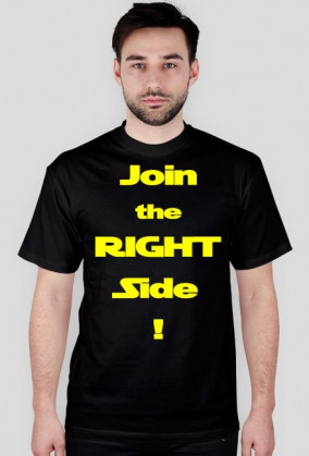 Join the Right Side! - Żółty napis