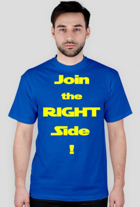 Join the Right Side! - Żółty napis