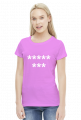8 gwiazdek koszulka damska ***** ***