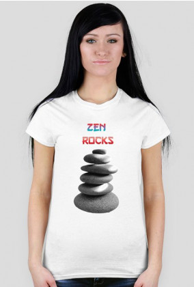 Zen Rocks - Koszulka w japonskim stylu