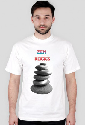 Zen Rocks - Koszulka z japońskim wzorem