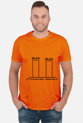 0,7 to nie jest dużo Aleksander K. - koszulka męska