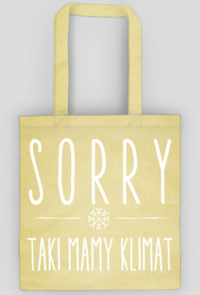 Klimatyczna torba "SORRY"
