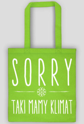 Klimatyczna torba "SORRY"