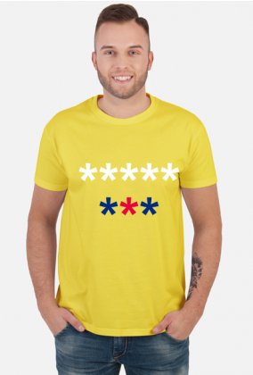 8 gwiazdek kolory koszulka męska