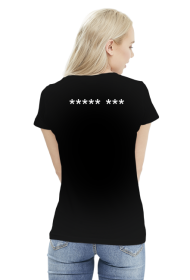 Czarny damski tee ***** ***