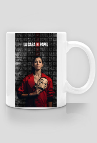 kubek z motywem dom z papieru (Nairobi)