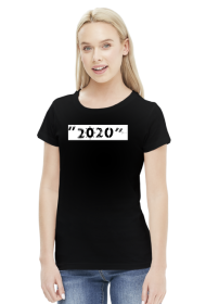 T-shirt damski "2020"