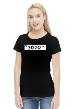 T-shirt damski "2020"