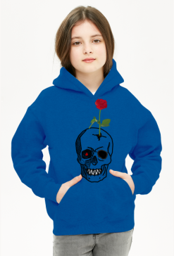Bluza dziecięca z kapturem Skull Love