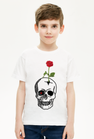 T-shirt dziecięcy Skull Love