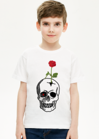 T-shirt dziecięcy Skull Love