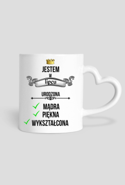w lipcu urodzona kubek