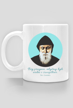 Św. Charbel - dwustronny