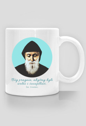 Św. Charbel - dwustronny