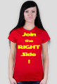 Join the Right Side! - Żółty napis, damska