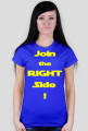 Join the Right Side! - Żółty napis, damska