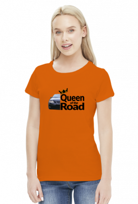Queen of the Road, czarny napis